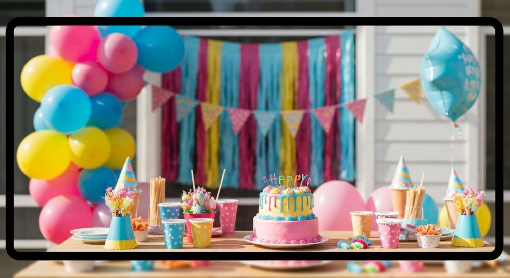 Cómo elegir la paleta de colores para decorar un cumpleaños