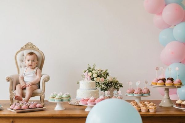 Decoraciones para el primer cumpleaños de bebés